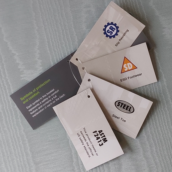 NIB FLORSHEIM Men's Work Shoes SIZE 9 D / #074 - Picture 7 of 10